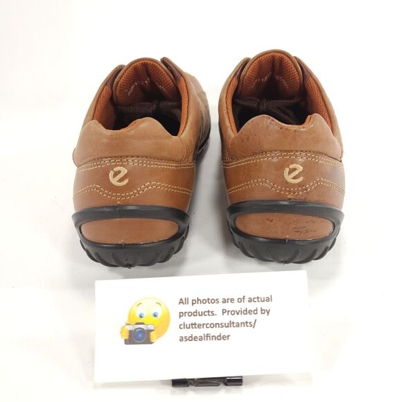 Ecco Leather Casual Lace Up Outdoor Sneaker Shoe Womens Size 9.5 40 Brown - Picture 3 of 9